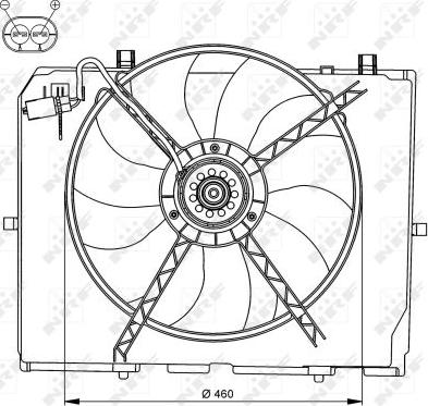 NRF 47066 - Ventilators, Motora dzesēšanas sistēma autodraugiem.lv