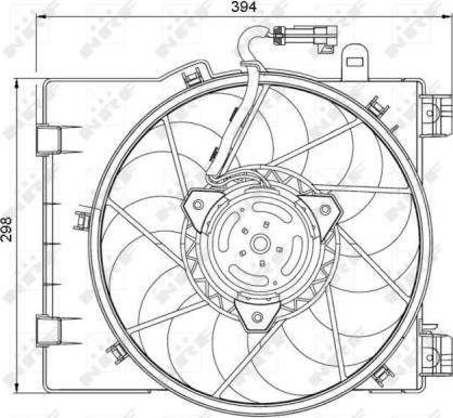 NRF 47063 - Ventilators, Motora dzesēšanas sistēma autodraugiem.lv