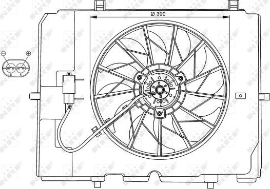 NRF 47067 - Ventilators, Motora dzesēšanas sistēma autodraugiem.lv