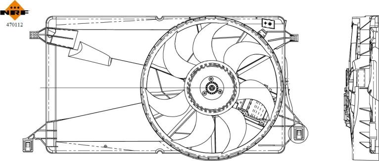 NRF 470112 - Ventilators, Motora dzesēšanas sistēma autodraugiem.lv