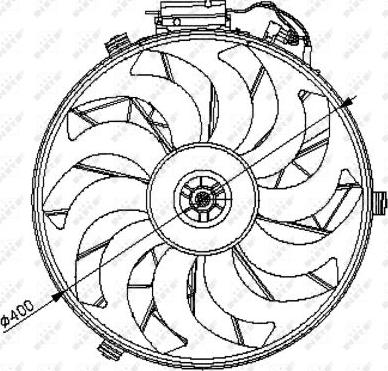 NRF 47028 - Ventilators, Motora dzesēšanas sistēma autodraugiem.lv