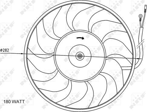 NRF 47071 - Ventilators, Motora dzesēšanas sistēma autodraugiem.lv