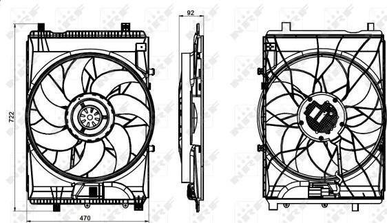 NRF 47849 - Ventilators, Motora dzesēšanas sistēma autodraugiem.lv