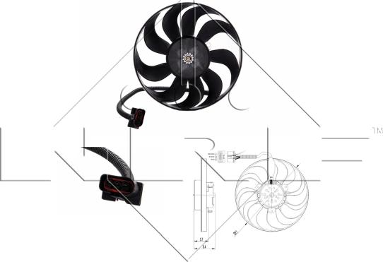 NRF 47398 - Ventilators, Motora dzesēšanas sistēma autodraugiem.lv