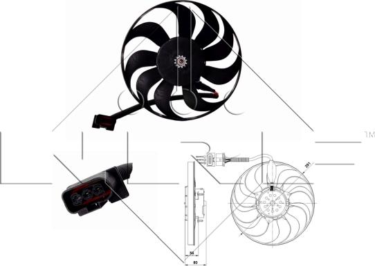 NRF 47392 - Ventilators, Motora dzesēšanas sistēma autodraugiem.lv