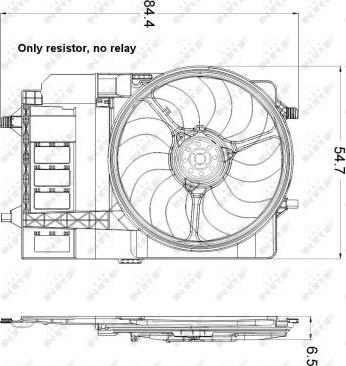 NRF 47301 - Ventilators, Motora dzesēšanas sistēma autodraugiem.lv