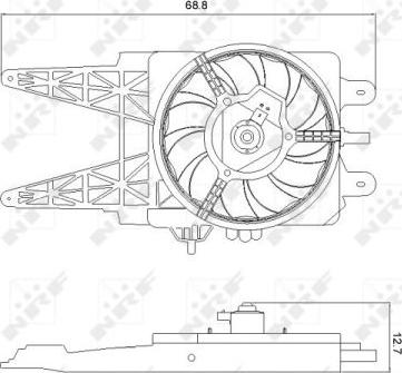 NRF 47248 - Ventilators, Motora dzesēšanas sistēma autodraugiem.lv