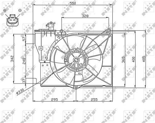 NRF 47746 - Ventilators, Motora dzesēšanas sistēma autodraugiem.lv