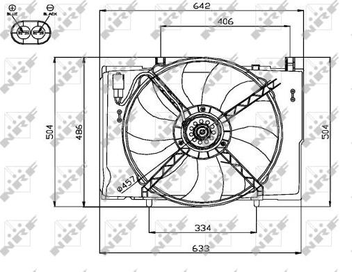 NRF 47741 - Ventilators, Motora dzesēšanas sistēma autodraugiem.lv