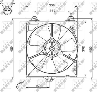 NRF 47753 - Ventilators, Motora dzesēšanas sistēma autodraugiem.lv