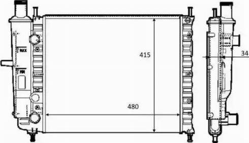 NRF 59123 - Radiators, Motora dzesēšanas sistēma autodraugiem.lv