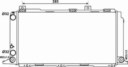 NRF 54675 - Radiators, Motora dzesēšanas sistēma autodraugiem.lv