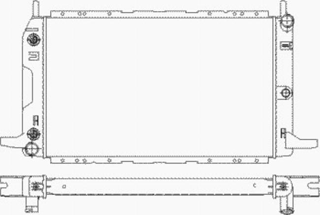 NRF 55431 - Radiators, Motora dzesēšanas sistēma autodraugiem.lv