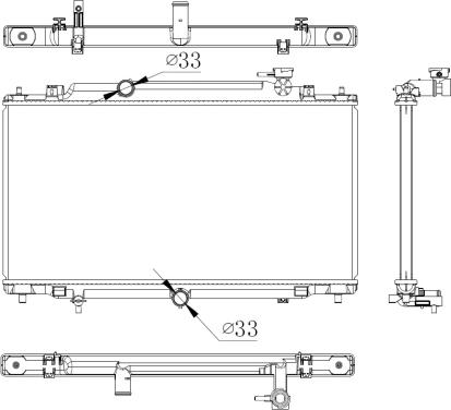 NRF 550012 - Radiators, Motora dzesēšanas sistēma autodraugiem.lv