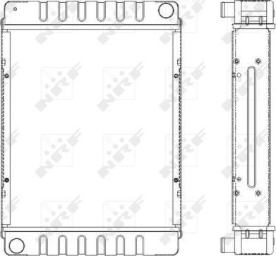 NRF 55313 - Radiators, Motora dzesēšanas sistēma autodraugiem.lv