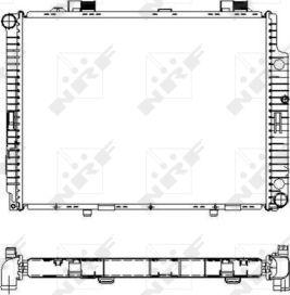 NRF 55331 - Radiators, Motora dzesēšanas sistēma autodraugiem.lv