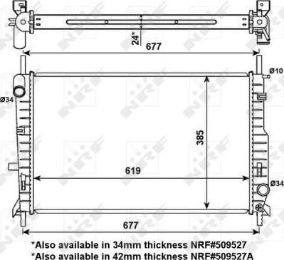 NRF 56135 - Radiators, Motora dzesēšanas sistēma autodraugiem.lv