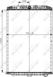 NRF 509559 - Radiators, Motora dzesēšanas sistēma autodraugiem.lv