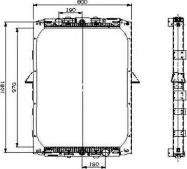 NRF 509551 - Radiators, Motora dzesēšanas sistēma autodraugiem.lv