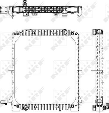 NRF 509567 - Radiators, Motora dzesēšanas sistēma autodraugiem.lv