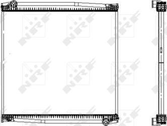 NRF 509587X - Radiators, Motora dzesēšanas sistēma autodraugiem.lv