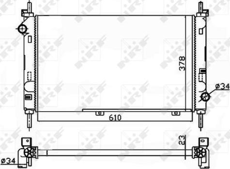 NRF 509528A - Radiators, Motora dzesēšanas sistēma autodraugiem.lv