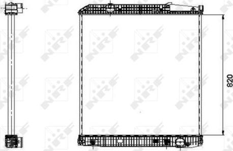 NRF 509579 - Radiators, Motora dzesēšanas sistēma autodraugiem.lv