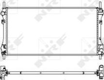 NRF 509697 - Radiators, Motora dzesēšanas sistēma autodraugiem.lv