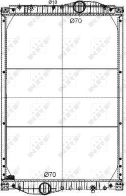 NRF 509890 - Radiators, Motora dzesēšanas sistēma autodraugiem.lv