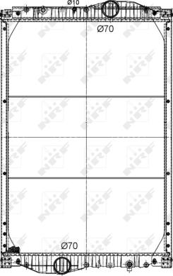 NRF 509890 - Radiators, Motora dzesēšanas sistēma autodraugiem.lv