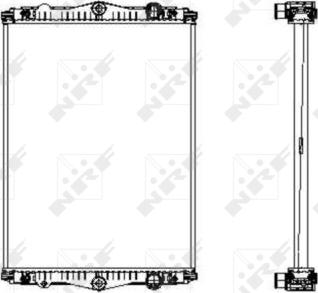 NRF 509745 - Radiators, Motora dzesēšanas sistēma autodraugiem.lv