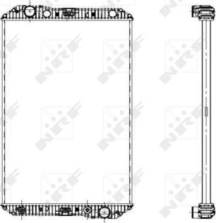 NRF 509720 - Radiators, Motora dzesēšanas sistēma autodraugiem.lv