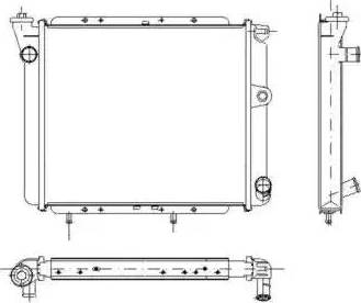 NRF 504953 - Radiators, Motora dzesēšanas sistēma autodraugiem.lv