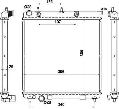 NRF 50467 - Radiators, Motora dzesēšanas sistēma autodraugiem.lv