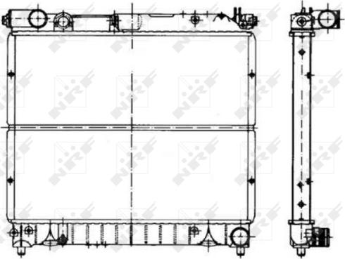 NRF 50431 - Radiators, Motora dzesēšanas sistēma autodraugiem.lv