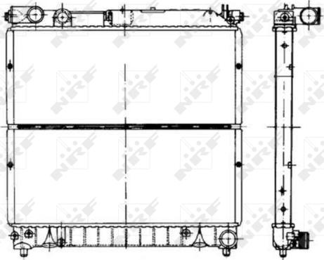 NRF 50432 - Radiators, Motora dzesēšanas sistēma autodraugiem.lv