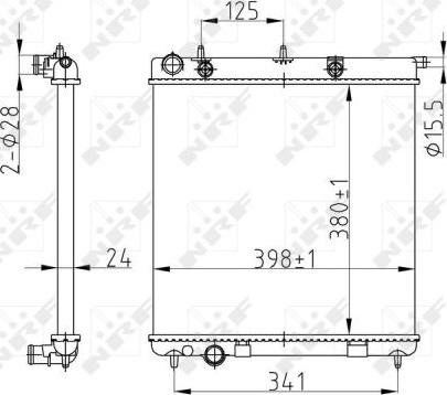 NRF 50429A - Radiators, Motora dzesēšanas sistēma autodraugiem.lv