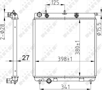 NRF 50429 - Radiators, Motora dzesēšanas sistēma autodraugiem.lv