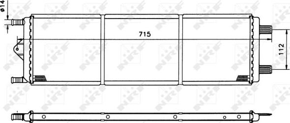 NRF 50426 - Radiators, Motora dzesēšanas sistēma autodraugiem.lv