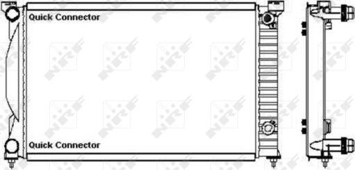 NRF 50543A - Radiators, Motora dzesēšanas sistēma autodraugiem.lv