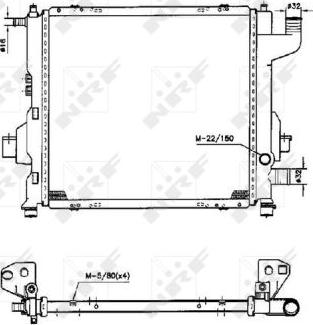 NRF 50569 - Radiators, Motora dzesēšanas sistēma autodraugiem.lv