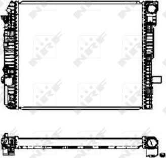 NRF 50587 - Radiators, Motora dzesēšanas sistēma autodraugiem.lv