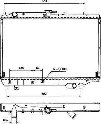 NRF 506521 - Radiators, Motora dzesēšanas sistēma autodraugiem.lv