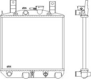 NRF 506080 - Radiators, Motora dzesēšanas sistēma autodraugiem.lv