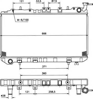 NRF 506864 - Radiators, Motora dzesēšanas sistēma autodraugiem.lv