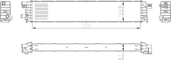 NRF 50037 - Radiators, Motora dzesēšanas sistēma autodraugiem.lv