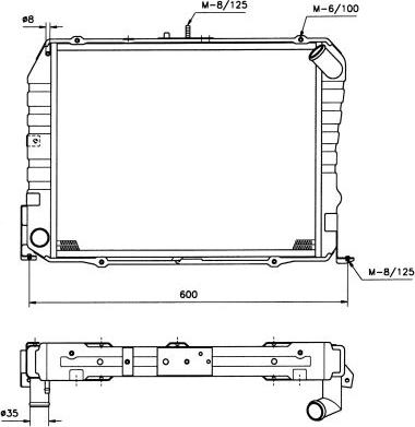 NRF 503962 - Radiators, Motora dzesēšanas sistēma autodraugiem.lv