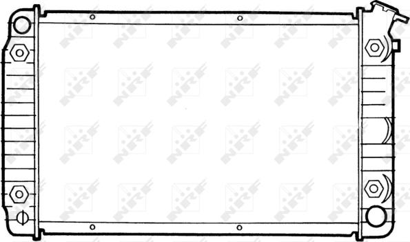 NRF 50353 - Radiators, Motora dzesēšanas sistēma autodraugiem.lv