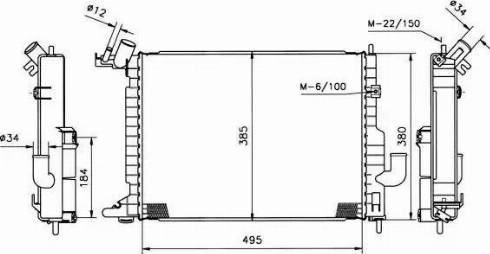 NRF 50221 - Radiators, Motora dzesēšanas sistēma autodraugiem.lv