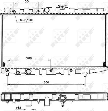 NRF 507581 - Radiators, Motora dzesēšanas sistēma autodraugiem.lv